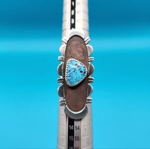 Artisan Turquoise and Silver Ring